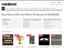 Tablet Screenshot of manbase.com.au